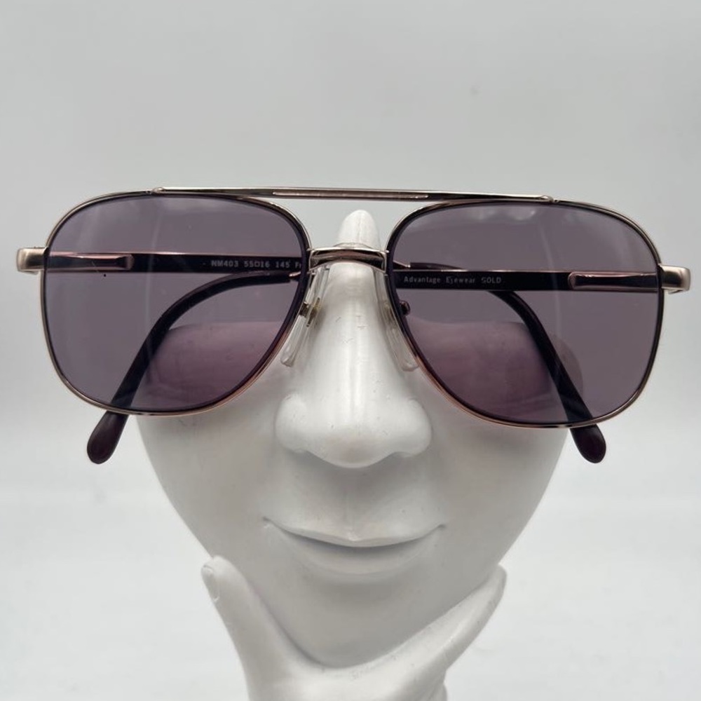 Advantage Eyewear Gold Aviator Sunglasses Frames NM403